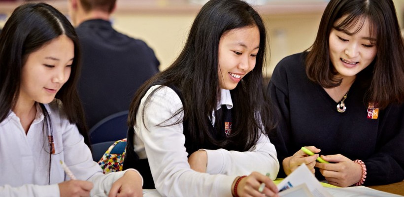 International students at Hamilton District Christian High