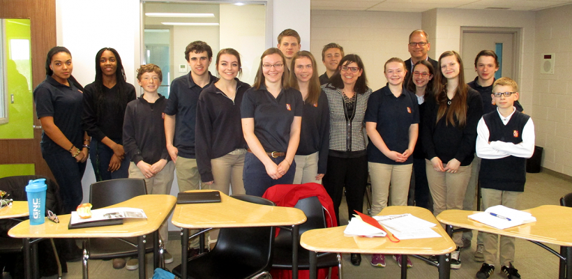 HDCH Venture Students meet with Filomena Tassi